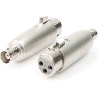 

Remote Audio XLR3F to BNC Jack Barrel Adapter