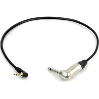 

Remote Audio 2' Unbalanced Adapter Cable with 3.5mm RA TS to 1/4" RA TS Plug for Camcorders, Recorders and DSLRs