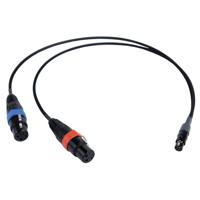 

Remote Audio 18" Balanced Stereo Breakout Cable with 2x XLR3F to TA5F Connector