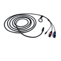

Remote Audio 17' ENG Breakaway Mixer End Cable with (2) XLR3F and TA5F to Neutricon M Connectors for Zaxcom Nomad Mixer/Recorder