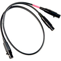 

Remote Audio 18" Unbalanced Stereo Line Level Breakout Cable with TA3F to (2) TA5F Connectors and 3.5" Fan for Tape/Mix Outputs into Two Lectrosonics Transmitters