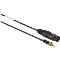 

Remote Audio 2' 3 Pin XLR Female to 3.5mm TRS Locking Adapter Cable for Sennheiser G3 Transmitter