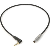 

Remote Audio 18" Timecode Adapter Cable with 3.5mm Right Angle TS Plug to 5-pin Lemo M (TC in) Connectors