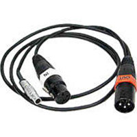 

Remote Audio 3' Timecode Input/Output Cable with 5-pin Lemo-Style M to XLR3M & XLR3F Connectors and 6" Pigtail