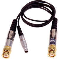 

Remote Audio 3' Timecode Input/Output Cable with 5-pin Lemo-Style M to (2) BNC Plugs Connectors and 6" Pigtail