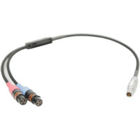 

Remote Audio Remote Audio Balanced Stereo Breakout Cable, (2) TA3F to Male 6 pin Lemo