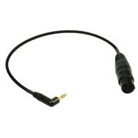 

Remote Audio 12" Balanced Adapter Cable with XLR3F to 3.5mm RA TRS Plug for Red Epic and Scarlet Cameras