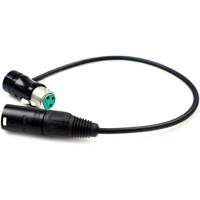 

Remote Audio Remote Audio Balanced Jumper Cable, XLR3F Low Profile to XLR3M, 12in.