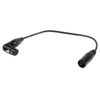 

Remote Audio 12" Balanced Jumper Cable with XLR3F RA to XLR3M Connector
