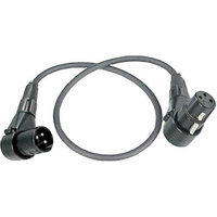 

Remote Audio 12" Balanced Jumper Cable with XLR3F RA to XLR3M RA Connector
