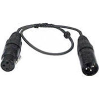 

Remote Audio 16.5" Belden Star Quad Balanced Jumper Cable with XLR3F to XLR3M Connector for Zeppelin Isolation Mount