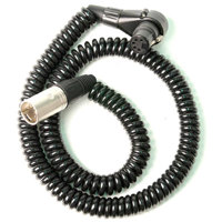 

Remote Audio 2' Balanced Stereo Coiled Jumper Cable with XLR5F RA to XLR5M Connector