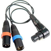 

Remote Audio Balanced Stereo Breakout Cable with XLR5F to 2x XLR3M Connector for Zaxcom Rx900s Receiver