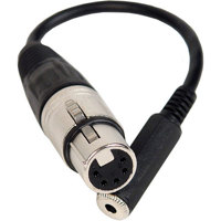 

Remote Audio 4" Unbalanced Stereo Adapter Cable with XLR5F to 3.5mm TRS Jack for Breakaway Return