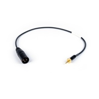 

Remote Audio 18" Unbalanced Adapter Cable with 3.5mm TRS Locking Plug to XLR3M Connector for Sennheiser Receivers, Pin 3 Hot