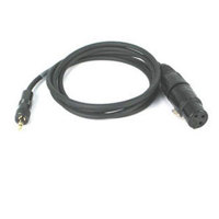 

Remote Audio 4' Unbalanced Mic Level Adapter Cable with XLR3F to 3.5mm TRS Locking Plug for Sennheiser SK100 Transmitter