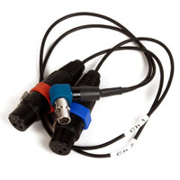 

Remote Audio 18" Balanced Stereo Breakout Cable with 2x XLR3F to TA5F RA Connector for Zaxcom STA100/150 or IFB100 Stereoline Transmitter