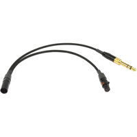 

Remote Audio Remote Audio Breakout Cable for Remote Audio Switchable 5-24v Talkback Headsets, TA5M to 3.5mm TRS Unimatch Plug and TA3F, Includes 1/4in Adapter, 9 in.