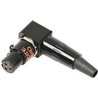 

Remote Audio Remote Audio 3-pin TA (mini XLR) Right-angle Female Connector