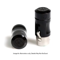 

Remote Audio Low Profile XLR Connector with Locking C-Clip, Female