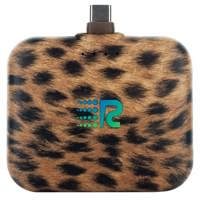 

RushCharge RC25 Air 2500mAh USB-C Power Bank for Smartphones, Leopard