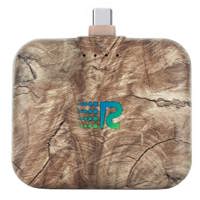 

RushCharge RC25 Air 2500mAh USB-C Power Bank for Smartphones, Wood
