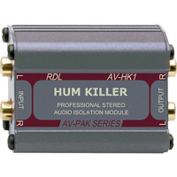 

RDL AV-HK1 HUM KILLER Stereo Audio Isolation Transformer