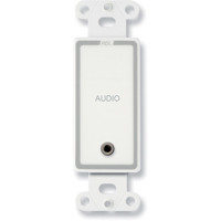 

RDL D-MJPT Decora Pass-Through Wall Plate with 3.5mm Mini-Jack, White/Gray