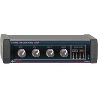 

RDL EZ-MX4L 4x1 Stereo Line-Level Audio Mixer