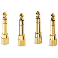 

Rode Microphones HJA-4 3.5mm TRS to 1/4" Headphone Adapters, 4-Pack