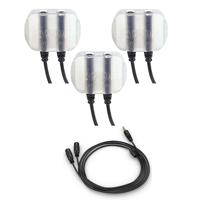 

Rode Microphones invisiLav Discreet Skinsafe Mounting System for Lavalier Microphones, 3 Pack - With Stony Edge 3' Microphone/Headphone Y Splitter Audio Cable