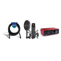 

Rode Microphones NT1 Cardioid Mic with SM6 Shock Mount, Bundle with Scarlett Solo, XLR Cable