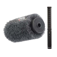 

Rode Microphones NTG-1 Directional Condenser Wired Shotgun Microphone with 14cm Rycote Long Hair Softie Wind Kit