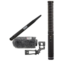 

Rode Microphones NTG-1 Directional Condenser Wired Shotgun Microphone with Deluxe Boom Kit