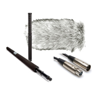 

Rode Microphones NTG-2 Dual Powered Lightweight Directional Condenser Shotgun Microphone BoompoleKit with XLR Male to XLR Female Digital Audio Cable 15'