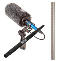 

Rode Microphones NTG-3 RF-Bias Shotgun Microphone with 18cm Medium Hole Rycote Softie Wind & BoomKit