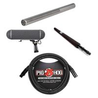 

Rode Microphones NTG3 Precision RF-Biased Shotgun Microphone with Premium Boom Kit - Silver