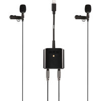 

Rode Microphones SC6-L Mobile Interview Kit, Includes 2x smartLav+ Lavalier Microphone and SC6-L Dual TRRS Input and Headphone Output