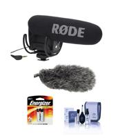 

Rode Microphones VideoMic Pro On-Camera Shotgun Mic with Rycote Lyre Shockmount & Windshield Kit