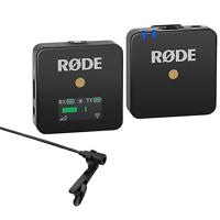 

Rode Microphones Wireless GO Compact Microphone System Includes Tansmitter and Receiver - With Lav Condenser OmniDirectional Lavalier/Lapel Microphone