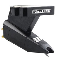

Reloop OM Cartridge with Headshell Mount, 20Hz to 18kHz Frequency Range, Black