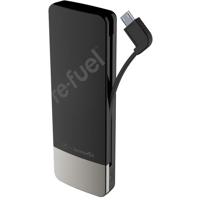

Re-Fuel Grab N' Go 4200mAh Portable Power Bank with Built-in Micro USB Cable, Black
