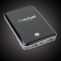 

Re-Fuel InstaSense 7000mAh Dual USB Portable Smart Power Bank for Smartphones and Tablets