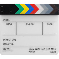 

Pearstone Pearstone Acrylic Dry Erase Clapboard with Color Sticks