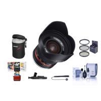 

Rokinon 12mm f/2.0 NCS CS Manual Focus Lens Fuji X Mirrorless Cameras Bundle With 67mm Filter Kit, Lens Case, Cleaning Kit, Capleash II, Lens Cleaner, Mac Software Package