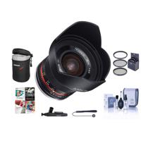 

Rokinon 12mm f/2.0 NCS CS Manual Focus Lens Sony E Mount Nex Series Mirrorless Cameras - Bundle With 67mm Filter Kit, Lens Case, Cleaning Kit, Capleash II, Lens Cleaner, PC Software Package