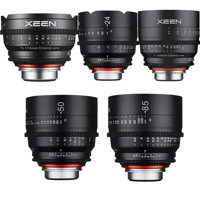 

Rokinon Xeen 5 Lens Bundle 14mm T3.1, 24mm, 35mm, 50mm, 85mm T1.5 Cine Lenses for PL Mount