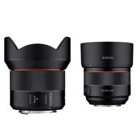 

Rokinon 2 Lens Kit Includes - 14mm F2.8 AF Wide Angle, Full Frame Auto Focus Lens - Rokinon 85mm f/1.4 Auto Focus Lens for Canon EF