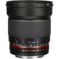 

Rokinon 16mm F/2.0 ED AS UMC CS, Manual Focus Lens for Canon EF-S Mount