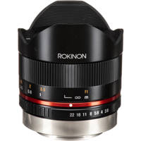 

Rokinon 8mm f/2.8 UMC Fisheye II Manual Focus Lens for Fuji X Mount Digital Cameras, Black